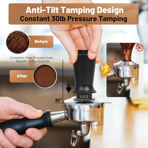 53mm Espresso Tools, Coffee Tamper, WDT Tool, Dosing Funnel, Puck Screen - Image 2