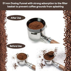 51mm Tamper Espresso Accessories Kit: WDT, Puck Screen, Dosing Funnel - Image 5