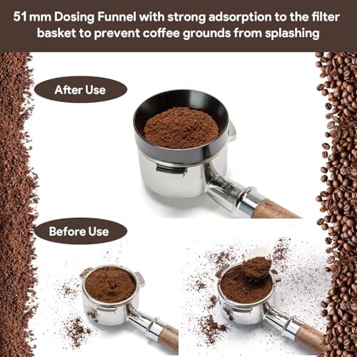 51mm Tamper Espresso Accessories Kit: WDT, Puck Screen, Dosing Funnel - Image 5