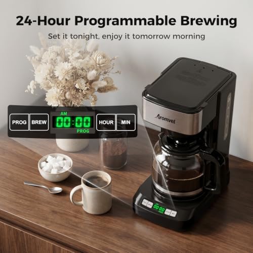 12 Cup Coffee Maker,Large 1.8L Water Tank Drip Coffee Machine - Image 4
