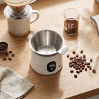 Coffee Scale Digital with Dosing Cup LED Display for Beans (White) - Image 4