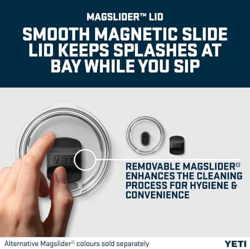YETI Rambler 10 oz (295 ml) Tumbler with Removable Magslider Lid, Stainless Steel Vacuum Insulated Coffee Cup, Ridgeline - Image 5