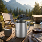 304 Stainless Steel Spouted Coffee Steaming Pitcher - Image 7