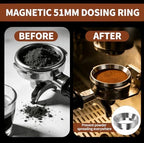 7pcs Espresso Accessories:51mm Tamper,Coffee Distributor,Puck Screen, - Image 5