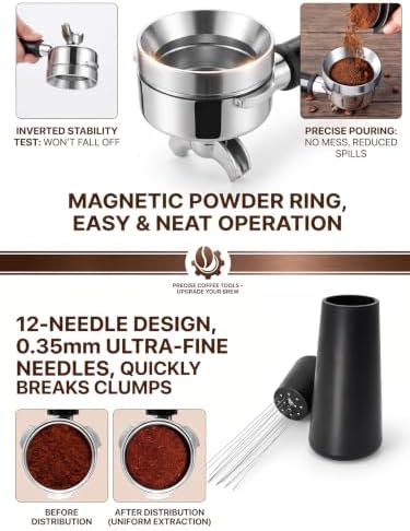 7 PCS 51MM Espresso Tamper Set, Espresso Accessories Kit for Coffee Lovers - Image 4