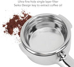 58mm Bottomless Coffee Portafilter, Single Layer Aluminum Alloy Portafilter Handle, Wooden Handle for Expobar Rocket Faema Wega EM19M2 Gemilai Casadio Ascaso Sanremo La Cimbali (F Sandalwood) - Image 5