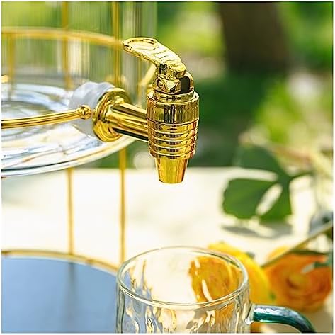 Water Pitcher High Temperature Resistant Cold Kettle with Faucet Glass Household Beverage Bucket Large Capacity Cold Drink Set Cold Kettle Water Jug - Image 7