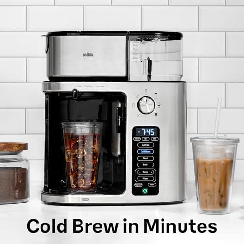 Braun MultiServe Plus 10-Cup Drip Coffee Maker, Auto Start, Cold Brew - Image 2
