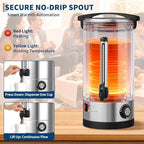 110-Cup Commercial Coffee Urn – 16L Large Stainless Steel Electric Coffee Maker with Double-Wall Insulation and Filter Basket – Suitable for Buffets, Catering, Parties, Weddings, and Business Events - Image 3