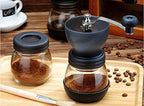 Coffee Accessories Portable Manual Coffee Machine, Grinder Adjustable Ceramic Burr Mill Hand Crank Household Crusher Coffee Bean Tools Household Office (Color : B) - Image 2