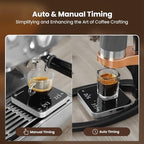 Maestri House Espresso Brewing Set – Rechargeable Mini Coffee Scale with Timer+Espresso Shot Cup - Image 6