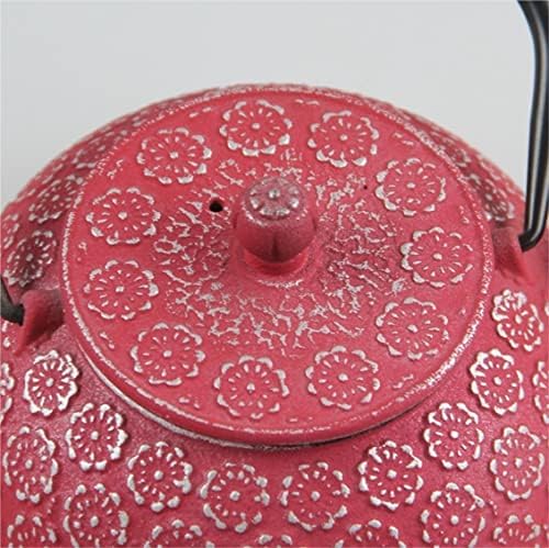 Tea Kettle 20oz/0.6L Teapot Cast Iron Tea Kettle Pot with Infuser Japanese Style Home Teapots(B) - Image 3