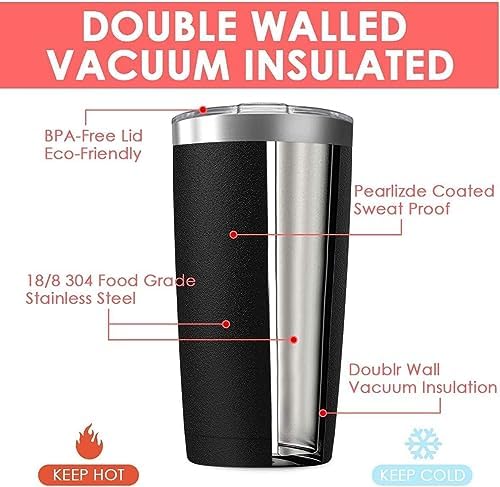 16 Pack 20oz Tumbler Vacuum Insulated Travel Mug with Lids, Stainless Steel Double Wall Bulk Cup for Home, Office, Outdoor Suitable for Vehicle Cup Holders (White) - Image 2