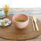 Kyoto Kiyomizu-yaki Earthenware Matcha Bowl - Rokuro Suji – 20.2 fl oz Charming Form, Lead-Free, Gift Box Included - Ideal for Tea and Café au Lait Made in Japan (Sakura) - Image 6