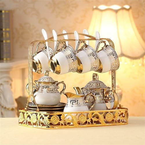 Water Pitcher Teapot Set Living Room Household European Ceramic Cup Heat-Resistant Cold Kettle Cold Kettle Water Cup Water Jug - Image 7