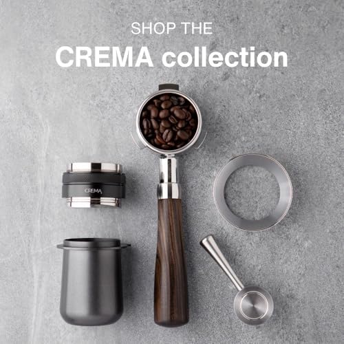 CREMA Coffee Products 53.3mm Hand Tamper & Coffee Distributor | Compatible with Breville Portafilters | Double-Sided, Adjustable Depth Tool | Made with Durable 304 Stainless Steel | Silver - Image 6