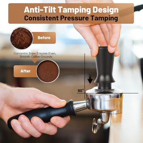53mm Espresso Accessories Kit, Coffee Tamper, Distributor, WDT & Funnel - Image 3