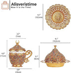 Alisveristime Gelincik Crystal Turkish Coffee Set, 27 Pc (Mix) - Image 3
