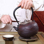 Cast Iron Teapot Japanese Style Tetsubin Tea Kettle 1.2L - Image 6