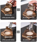 Modular Espresso Tamping Station, 4-in-1 Solid Wood Coffee Organizer, Tamping Station 51~54mm for Tamper & Portafilter, Espresso Tamp Stand for Home Barista - Image 4