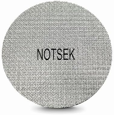 NOTSEK 49mm Puck Screen, Espresso Puck Screen for 49mm Portafilter, with Acrylic Storage Box, Resuable 1.7mm Thickness 150μm, 316L Stainless Steel, Coffee Filter Screen for Espresso Machine by NOTSEK