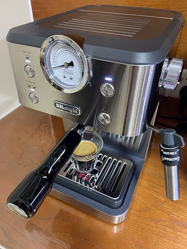 51mm Bottomless Portafilter Compatible with Delonghi Linea Classic EM450M CASABREWS Espresso Machine CM5418 3700Essential 3700Gense 3700Pro Portafilter Stainless Steel Handle Plastic - Image 2
