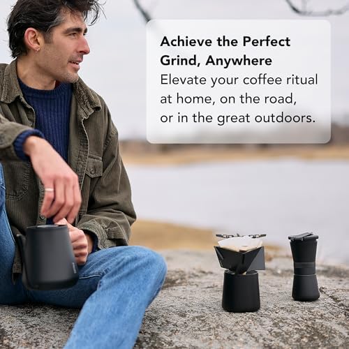 MiiR New Standard Hand Grinder, Manual Coffee Grinder - Precision Grinding, Six Adjustable Settings, Durable Stainless Steel Burrs, 45g Bean Capacity - Image 4