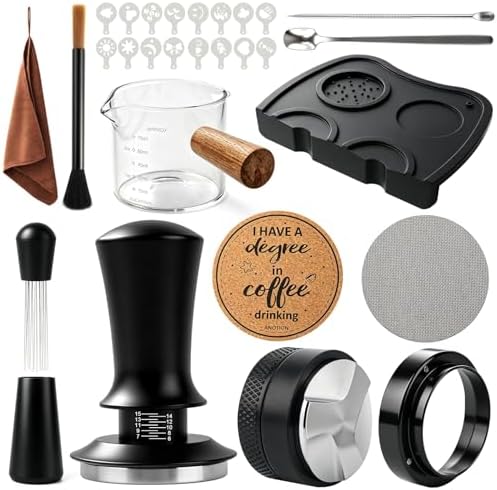 Espresso Accessories Kit, 51mm Coffee Tamper, 28PCS by ANOTION