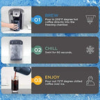 HyperChiller HC2BG# Patented Iced Beverage Cooler, 12.5 Oz, Cobalt - Image 5