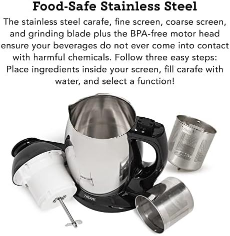 Tribest SB-130 Soyabella, Automatic Soy Milk and Nut Milk Maker Machine, Stainless Steel Large,Silver - Image 5
