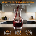 12 Pack Wine Carafe Glass, 6 Oz Single Serving Mini Decanters - Image 5