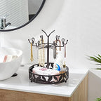 ALLCENER Mug Tree Countertop, Rotatable Mug Holder Stand with 6 Hooks for Coffee Bar Counter Cabinets and Kitchen Organizer - Image 5