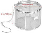 Stainless Steel Spice Seasoning Strainer Tea Ball Strainer Soup Seasonings Seperation Basket Spice Filter Kitchen Tools(14 * 10cm) - Image 2