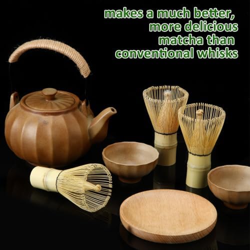 LemonRoad 12 Pcs Matcha Whisk Bulk 80 Prong Bamboo Whisk for Matcha Powder - Image 6
