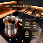 Matiks Turkish Coffee Maker, 15 Oz Induction Cezve - Turkish Coffee Pot - Image 5