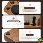 28-Piece 51mm Espresso Accessories Kit with Wood Tamping Station - Image 3