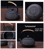 Japanese Tetsubin Tea Kettle Cast Iron Teapot with Stainless Steel Infuser - Image 7