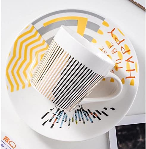 Butterfly Mirror Cup and Saucer Creative Luxury Art Mirage Inverted Image Cup Golden Inlay Porcelain Teacup Saucer for Cappuccino,milks,espresso,tea,coffee|Cute Pretty Gifts - Image 4