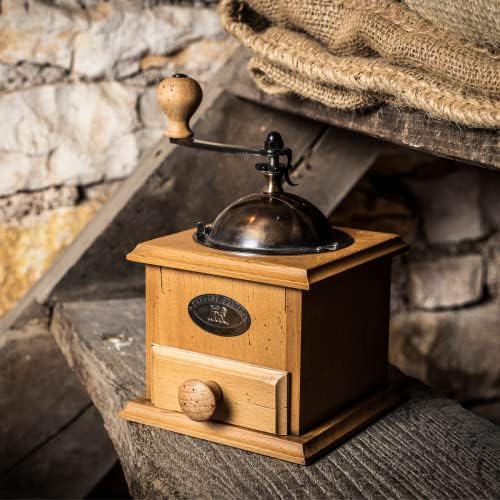 Peugeot Antique Coffee Grinder, 8.25 in, Matte Aged PEFC Beech Wood - Image 3
