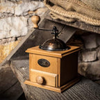 Peugeot Antique Coffee Grinder, 8.25 in, Matte Aged PEFC Beech Wood - Image 3