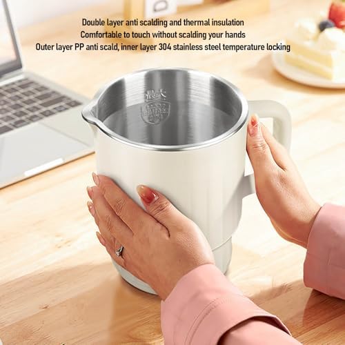 Travel Electric Kettle, 600ml Portable Hot Water Boiler, 600W Fast Heating with Smart Temperature Control for Trips, Camping, and Outdoor Use (US Plug, 110V) - Image 6