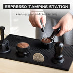 54mm Espresso Tools Set include Tamping Mat, Bottomless Portafilter, Espresso Tamper, Compatible with Breville Espresso Machine - Image 6