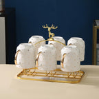 Water Pitcher Cold Kettle Mug Combination Household Cup Creative Wind Set Tea Set Souvenir Water Jug - Image 5