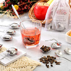 Qinyoung 50 Sets Bridal Shower Tea Party Favors for Guests, Silver - Image 5