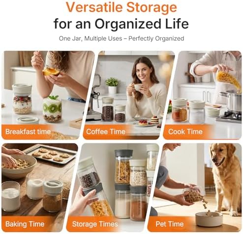 2-Pack 17oz Overnight Oats Container with Airtight Twist-Seal Lid - Image 3