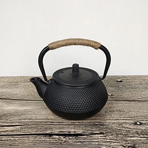 Teapot Cast Iron Teapot Water Boiling Kettle Household Tea Making Set 850ml Japanese Tetsubin Iron Bottle Vintage Tea Cup Saucer Set Teapot Kettle,300ml Teapot by Unknown