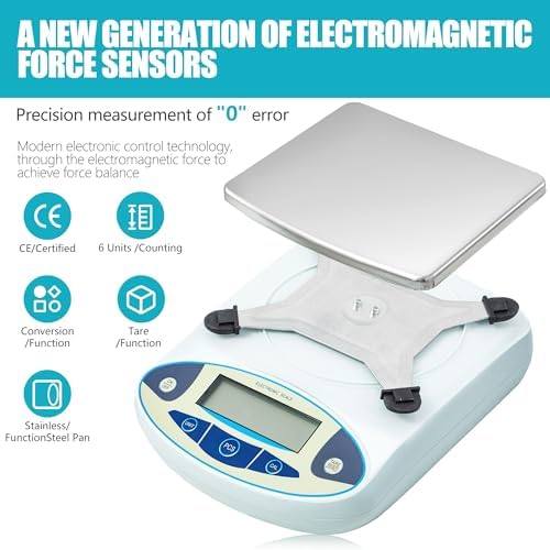 CXRCY 6000g x 0.01g Lab Scale, Analytical Balance, Digital Scale - Image 3
