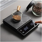 3kg/0.1g Digital Kitchen Weight Grams Electronic Balance High Precision Coffee Scale Portable with Timer Food Espresso(One Color-Rechargeable version-01 - Image 2