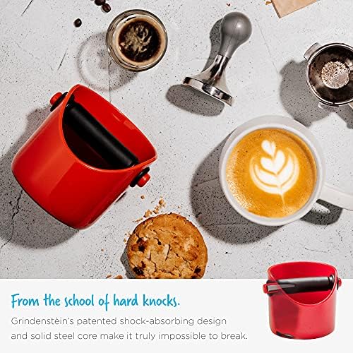 Dreamfarm Grindenstèin Sturdy, Compact, Modern Space-Saving Espresso Coffee Grind Knock Box - Silver - Image 5