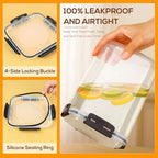 4 Pack 5.3L Thick Flour Sugar Storage Containers for Pantry, Airtight - Image 2